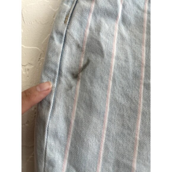 Kancan Woman's Skinny Jeans Striped Size 9/28 Light Wash modern minimal - Picture 3 of 16